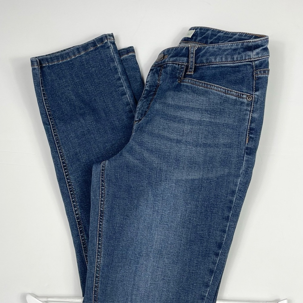J Jill Jeans Womens Petite Sz 6 Straight Leg Denim Smooth Fit Medium Rise